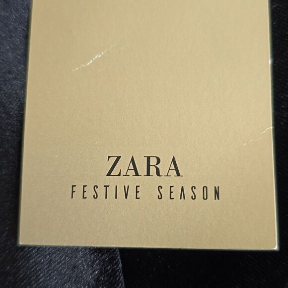 ZARA Festive season TUXEDO BLAZER FESTIVE SEASON made in Spain black - Picture 4 of 6